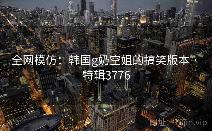 全网模仿：韩国g奶空姐的搞笑版本 · 特辑3776