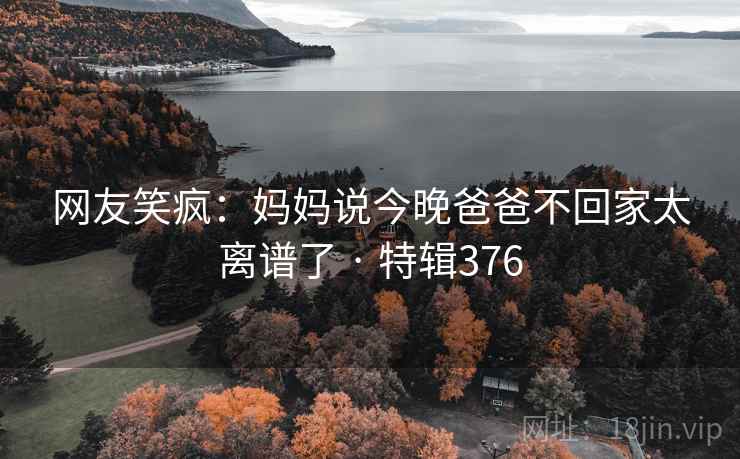 网友笑疯：妈妈说今晚爸爸不回家太离谱了 · 特辑376